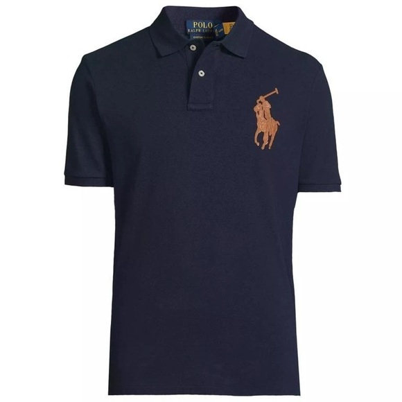 Polo Ralph Lauren
Custom-Slim-Fit Leather-Pony Polo Shirt - Picture 1 of 8